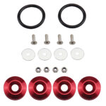 Aluminum Quick Release Fasteners Kits BLACK, SILVER, RED, PURPLE, BLUE, - Image 7