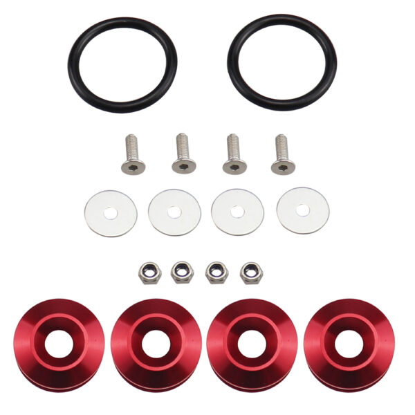 Aluminum Quick Release Fasteners Kits BLACK, SILVER, RED, PURPLE, BLUE, - Image 7