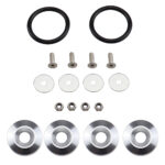 Aluminum Quick Release Fasteners Kits BLACK, SILVER, RED, PURPLE, BLUE, - Image 8