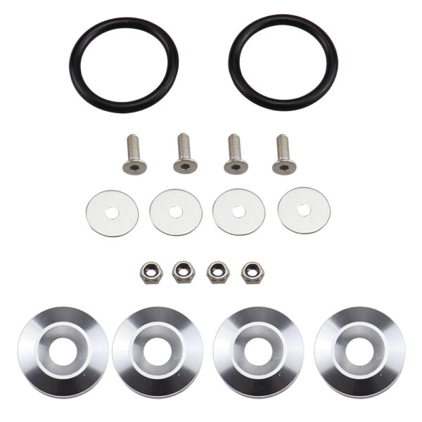 Aluminum Quick Release Fasteners Kits BLACK, SILVER, RED, PURPLE, BLUE, - Image 8