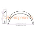 Universal Wheelarches +50mm wide (2 pcs)