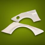 350z Rear Quarter Panels Overfenders +50mm